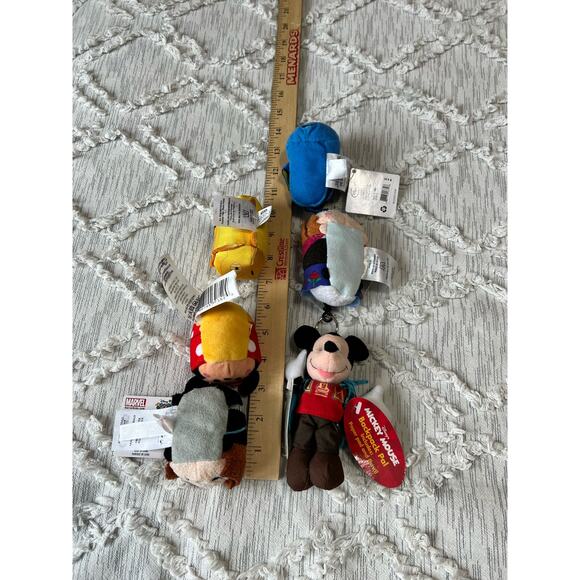 Disney Marvel Tsum Tsum and Ty Paw Patrol Plush Micky Mouse Keychain Lot of 12 - Picture 7 of 12
